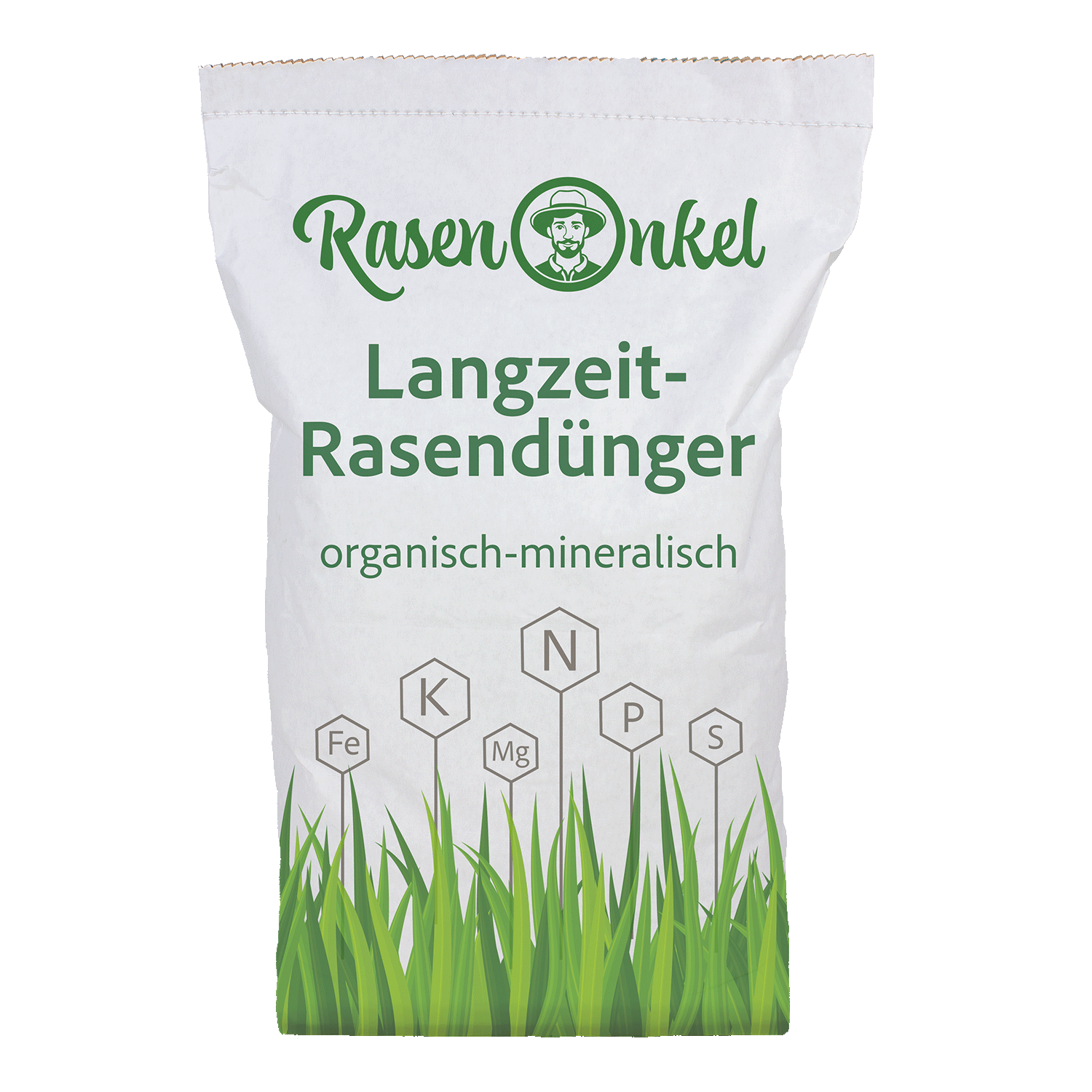 Langzeit-Rasendünger organisch mineralisch